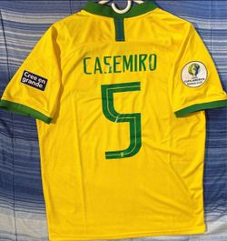 Brazil Casemiro #5 Copa America 2019 Jersey