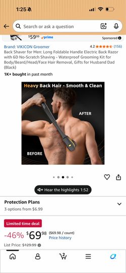 Back shaver