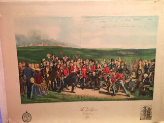 Golf Print "The Golfers" St. Andrews 1847