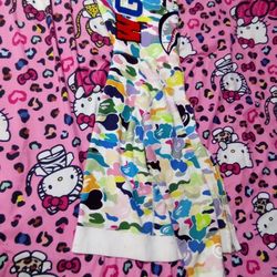 Bape Multi Camo Full Zip Up Shark Hoodie