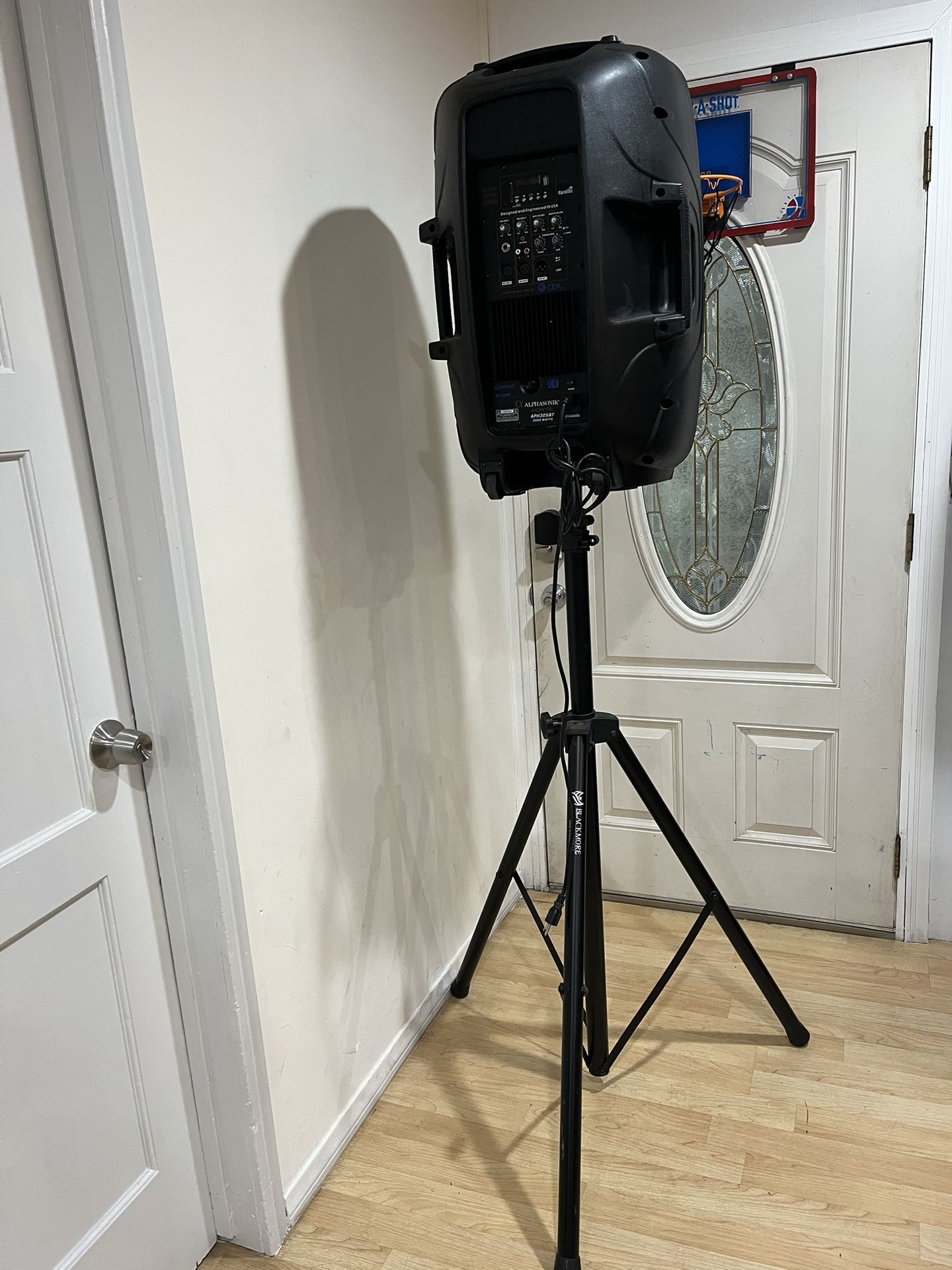 Big Speaker Alphasonik 3000 Watts Portable Speaker W/ Stand