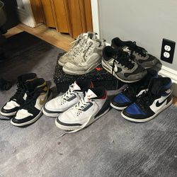 5 pairs Of Nike Designer Shoes