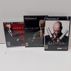 BUNDLE HITMAN ABSOLUTE PS3 And PS2 HITMAN GAMES