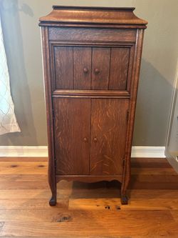 Victrola -Columbia Grafonola Antique Phonograph Cabinet