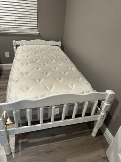 Twin Bed With Mattress