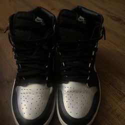 Silver toe jordan 1