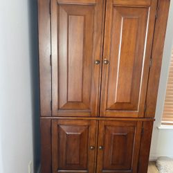 Large Armoire  46” Wide 78”tall 21”” Great For Any Kind Of Storage