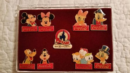 Coca Cola/Disney Collector Pin Set