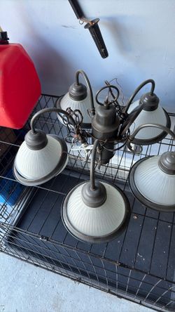 Kitchen ceiling light on