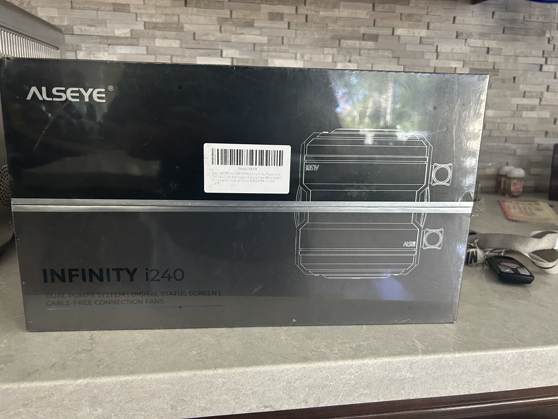 ALSEYE Infinity i240 AIO CPU Liquid Cooler, Dual Pumps System - NEW AND SEALED