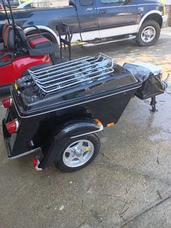 Motorcycle trailer basically brand new
