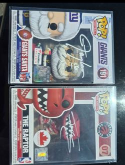 Two Signed Funkos Tracy Mcgrady & Lawrence Tyler