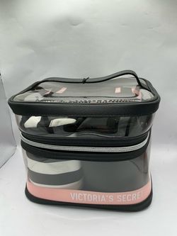Victoria's Secret Clear Train Case Makeup Bag