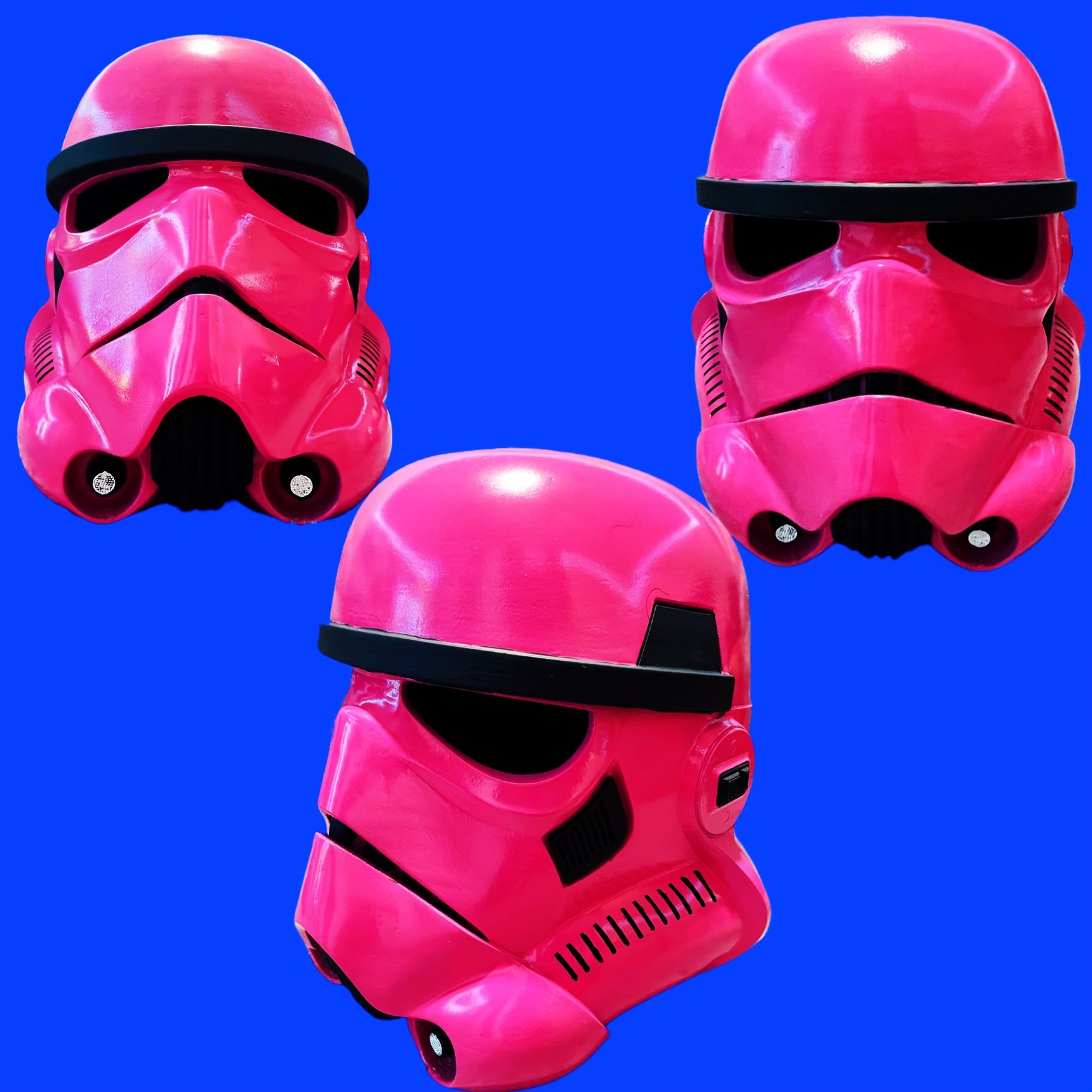 Star Wars Pink Storm Trooper Helmet.