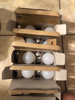 Eco smart 60 watt led light bulbs 6 boxes for $20 total of 24 bulbs