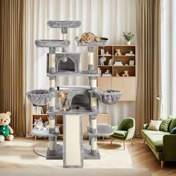 68” Multi-Level Cat Tree Tower