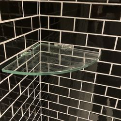 Veecano Glass Corner Shelf For shower 