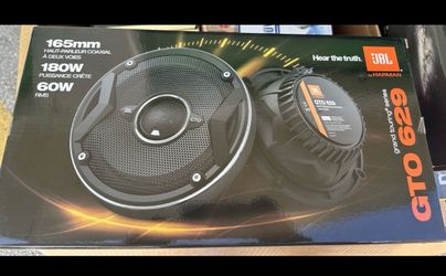JBL GTO629 360 Watts 6-1/2 inch 2-way coaxial Replacement upgrade speakers