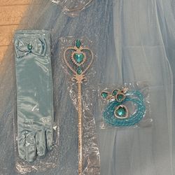 Halloween Princess Dress Elsa/Cinderella Firm Price!