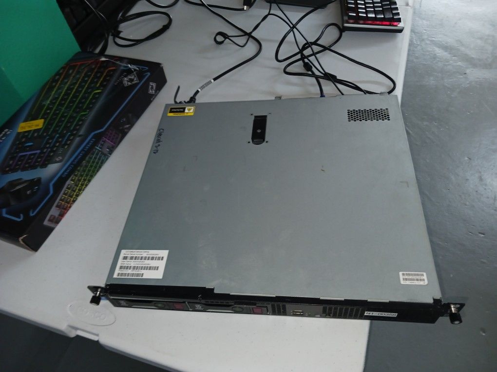 Hp proliant dl320e 1u short depth server 2x 500gb hard drive for sale