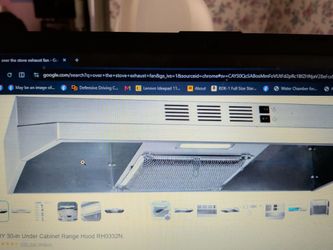 Under cabinet range hood