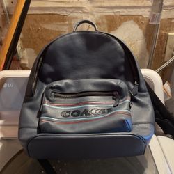 Coach Gun Metal Backpack