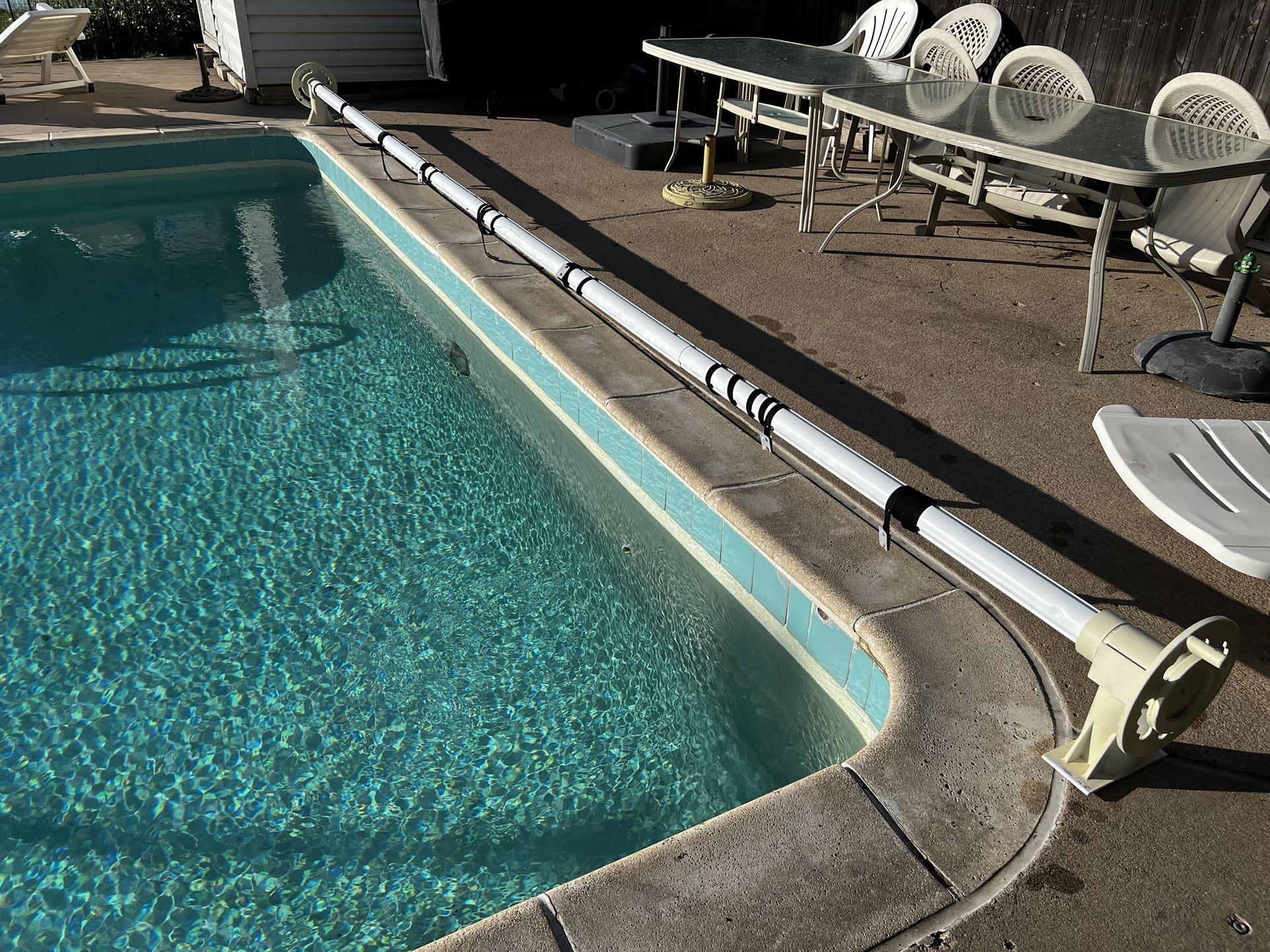 Swimming Pool Nearly Knew Solar Blanket Reel Come Up To 20 X 40‘