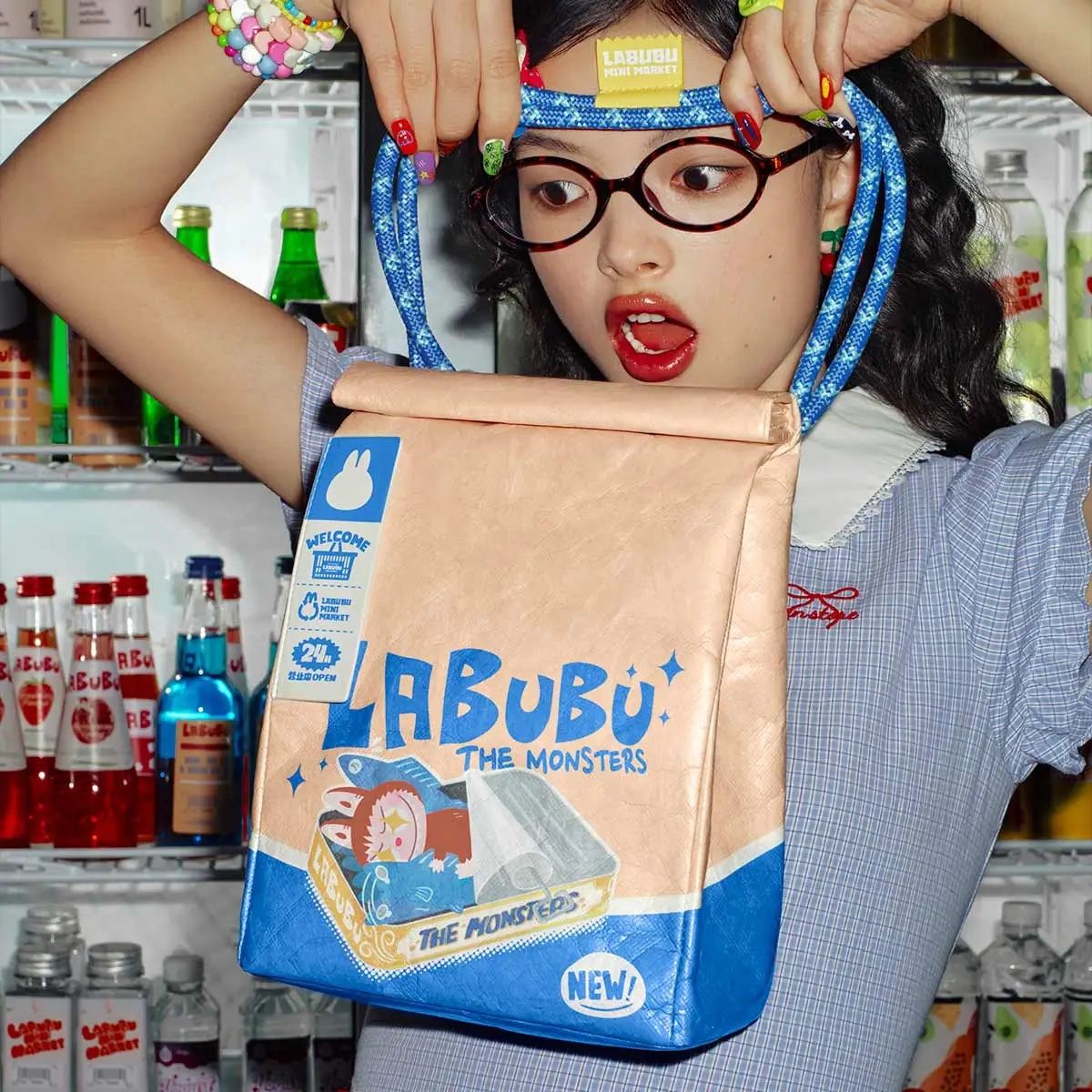 Popmart Labubu wacky mart Bag-Official