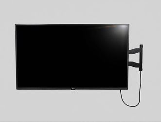 Flat-Screen TV with Wall Mount
