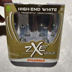 SYLVANIA H11 SILVERSTAR ZXE GOLD HALOGEN HEADLIGHT BULB, 2 PACK