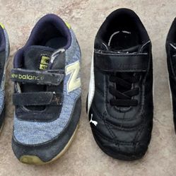 Boy Shoes / Sneakers - Size 8 - Puma and New Balance 