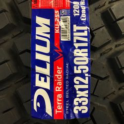 33x12.50RLT ALL TERRAIN TIRES - Tel 714&554&4455