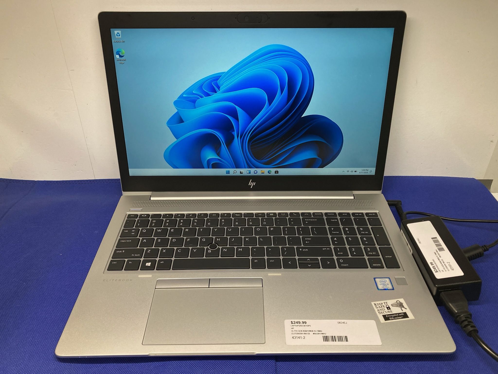HP ELITEBOOK 850 G5 i5 7TH GEN 8GB RAM 128GB SSD i5-7300U
