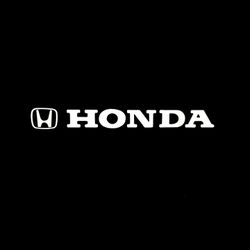 White Vinyl Decal 2” X  6”
