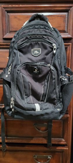 High Sierra Black Backpack