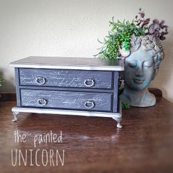 Dark And Moody Refinished Jewelry Box