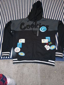 Cookies SF Award Tour Black Winder breaker Hooded Jacket Size Small Men's