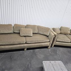 West Elm Vintage Couch Set Free Delivery 