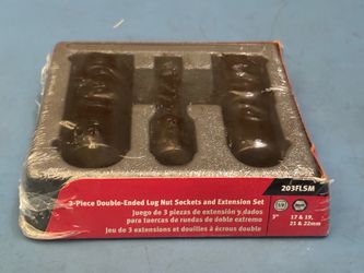 Snap-on Tools 3 pc 3/8" Drive Lug Nut Socket Set