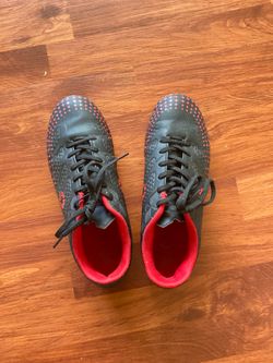 Soccer shoes and shin guards set for teen