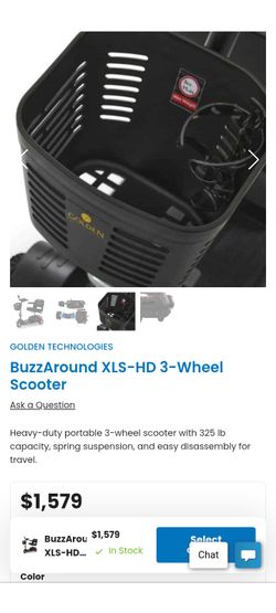 Buzz around hd detachable portable scooter