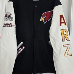 ARIZONA CARDINALS CLASSIC MEN'S WOOL VARSITY JACKET