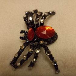 Halloween Spider Brooch