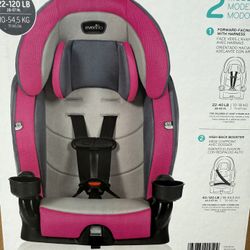 Evenflo Car seat Used One Time Only
