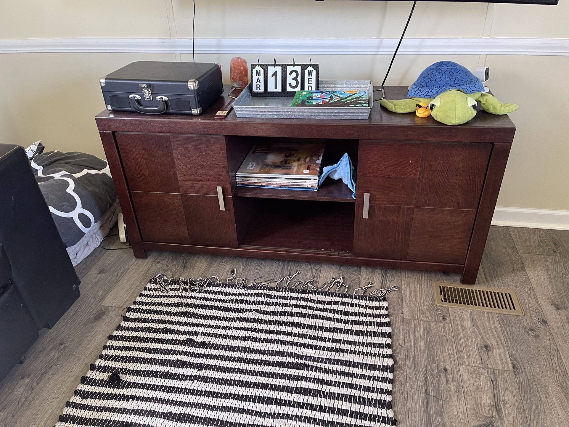 TV Stand With Sliding Doors