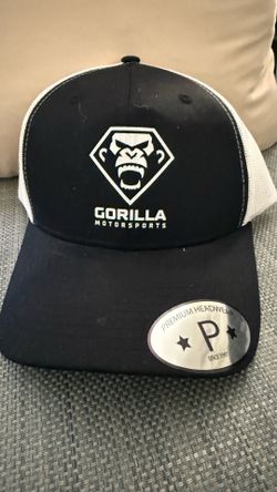 NEW! Black and White Design Snapback Hat | Grime Gorilla Motorsports