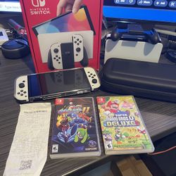 Switch Oled With Box/receipt & More