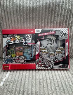 🔥⚪ POKÉMON SCARLET & VIOLET: BLACK BOLT + WHITE FLARE COLLECTION BUNDLE ⚫🔥