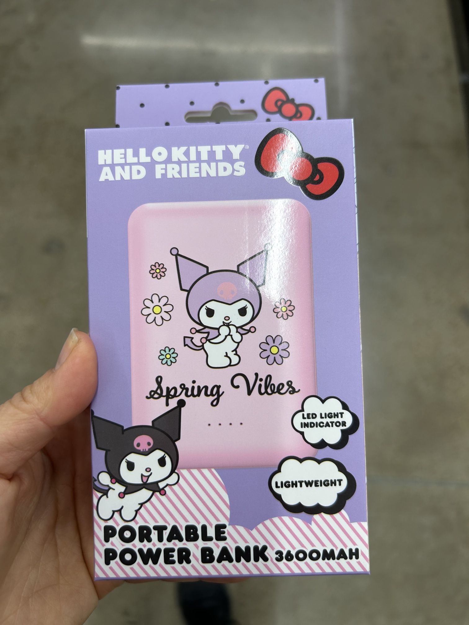 NWT Kuromi Portable Power Bank