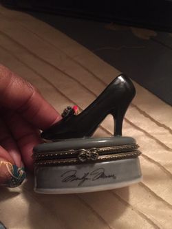 Marilyn Monroe hinged trinket box